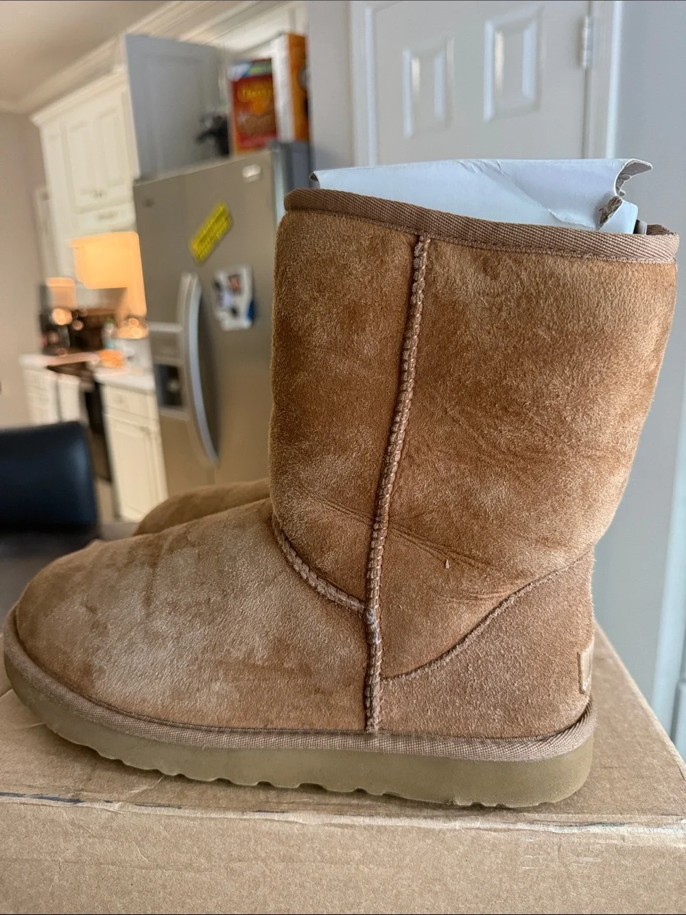 UGG Classic Short II Boots In The Chestnut color